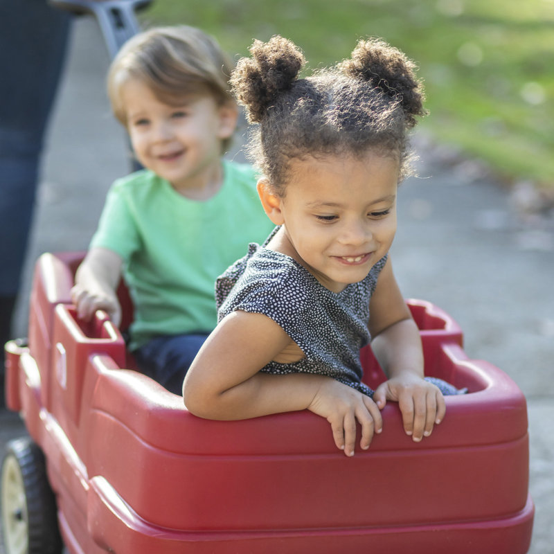 スーザン ウェイクン人形 　20インチ　赤毛タイプ Step2 Neighborhood Wagon 2 Seat Toddler Outdoor Riding Toy
